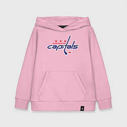 Толстовка детская хлопковая Washington Capitals, цвет: светло-розовый