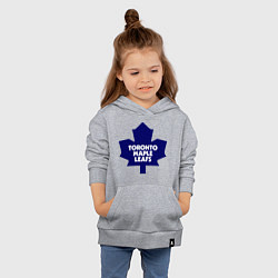 Толстовка детская хлопковая Toronto Maple Leafs, цвет: меланж — фото 2