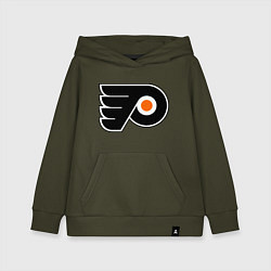Толстовка детская хлопковая Philadelphia Flyers, цвет: хаки