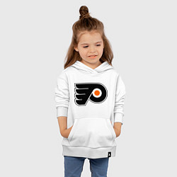 Толстовка детская хлопковая Philadelphia Flyers, цвет: белый — фото 2