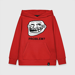 Детская толстовка-худи Trollface. Problem? Проблемы?