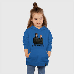 Толстовка детская хлопковая Sherlock, цвет: синий — фото 2
