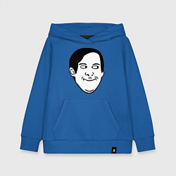 Толстовка детская хлопковая Тоби Магуайр, цвет: синий