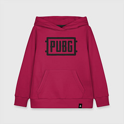 Толстовка детская хлопковая PUBG, цвет: маджента