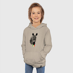 Толстовка детская хлопковая Juventus Zebra, цвет: миндальный — фото 2