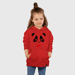Толстовка детская хлопковая Панда (мужская), цвет: красный — фото 2