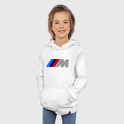 Толстовка детская хлопковая BMW M, цвет: белый — фото 2