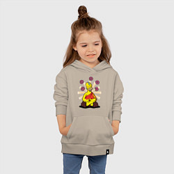 Толстовка детская хлопковая Homer Relax, цвет: миндальный — фото 2