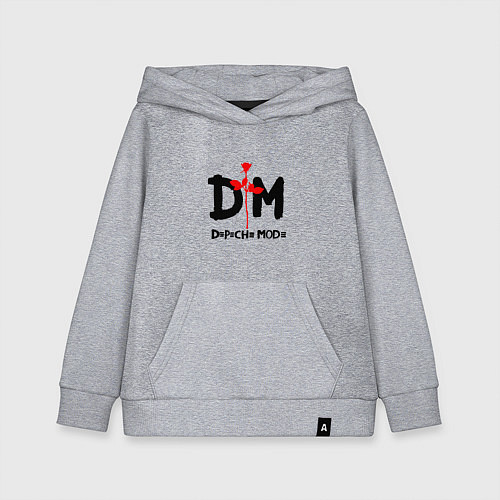 Детская толстовка-худи Depeche Mode Rose / Меланж – фото 1