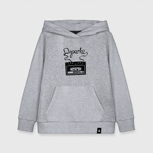 Детская толстовка-худи Depeche Mode: Tape / Меланж – фото 1
