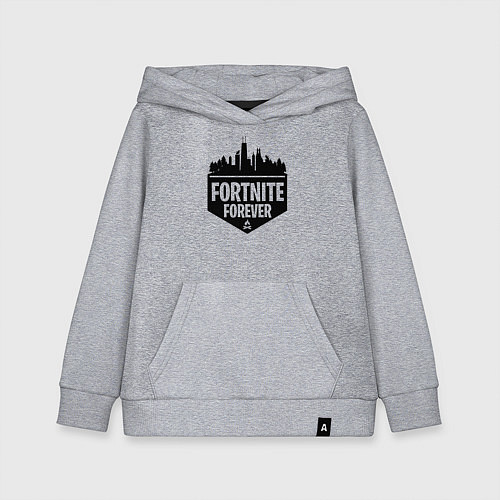 Детская толстовка-худи Fortnite Forever / Меланж – фото 1