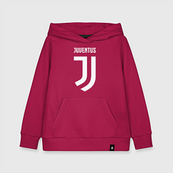 Толстовка детская хлопковая FC Juventus, цвет: маджента