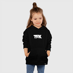 Толстовка детская хлопковая TFK: White Logo, цвет: черный — фото 2