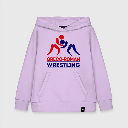 Детская толстовка-худи Greco-roman wrestling / Лаванда – фото 1