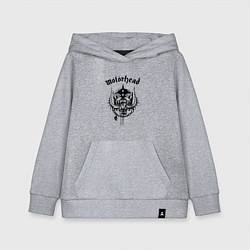 Толстовка детская хлопковая Motrhead: Black Devil, цвет: меланж