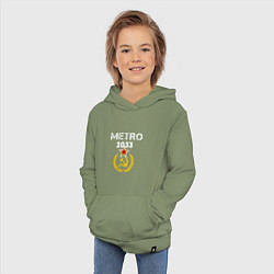 Толстовка детская хлопковая Metro 2033, цвет: авокадо — фото 2