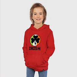 Толстовка детская хлопковая Irish - цвет флага, цвет: красный — фото 2