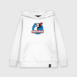 Толстовка детская хлопковая Chilly Willy, цвет: белый