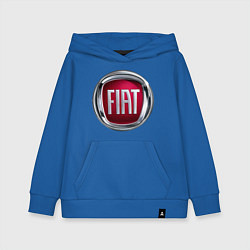 Толстовка детская хлопковая FIAT logo, цвет: синий