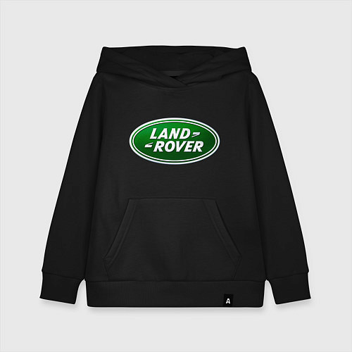 Детская толстовка-худи Logo Land Rover / Черный – фото 1