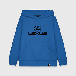 Толстовка детская хлопковая Lexus logo, цвет: синий