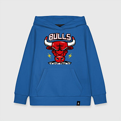 Толстовка детская хлопковая Chicago Bulls est. 1966, цвет: синий