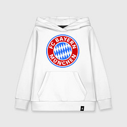 Толстовка детская хлопковая Bayern Munchen FC, цвет: белый