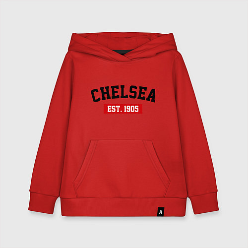 Детская толстовка-худи FC Chelsea Est. 1905 / Красный – фото 1