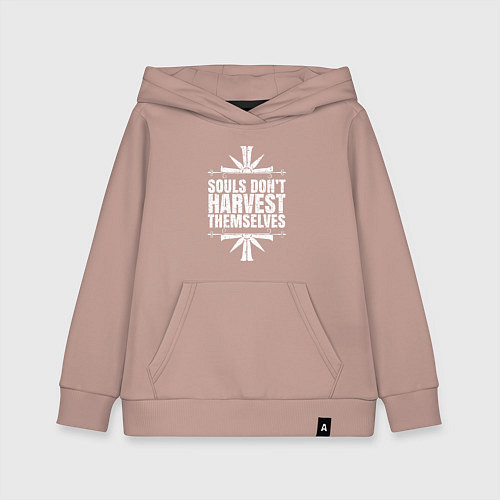 Детская толстовка-худи Harvest Themselves / Пыльно-розовый – фото 1