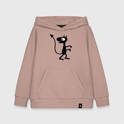 Толстовка детская хлопковая Luci, цвет: пыльно-розовый