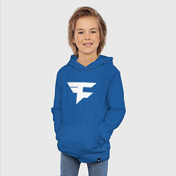 Толстовка детская хлопковая FAZE Symbol, цвет: синий — фото 2