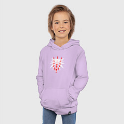 Толстовка детская хлопковая Амулет ведьмака, цвет: лаванда — фото 2
