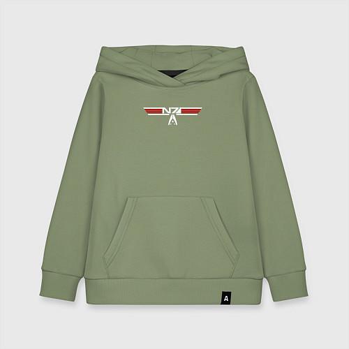 Детская толстовка-худи Alt N7 Wings / Авокадо – фото 1