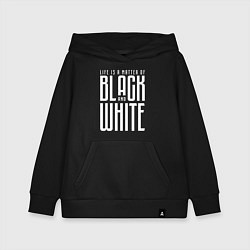 Толстовка детская хлопковая Juventus: Black & White, цвет: черный