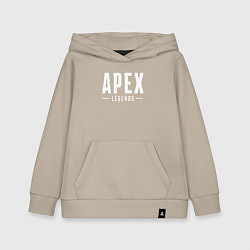 Толстовка детская хлопковая Apex Legends, цвет: миндальный