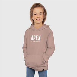 Толстовка детская хлопковая Apex Legends, цвет: пыльно-розовый — фото 2
