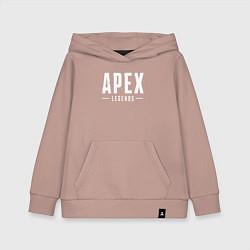 Толстовка детская хлопковая Apex Legends, цвет: пыльно-розовый