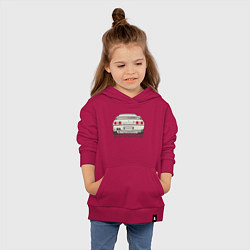 Толстовка детская хлопковая Nissan Skyline R32, цвет: маджента — фото 2