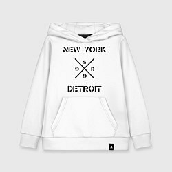 Детская толстовка-худи NY Detroit