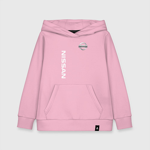 Детская толстовка-худи NISSAN / Светло-розовый – фото 1