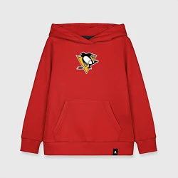 Толстовка детская хлопковая Pittsburgh Penguins: Evgeni Malkin, цвет: красный