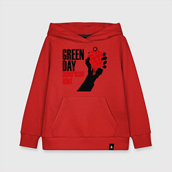 Толстовка детская хлопковая Green Day: American idiot, цвет: красный