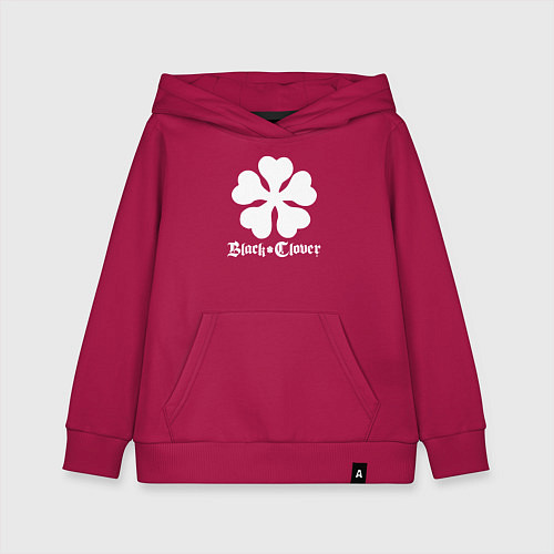 Детская толстовка-худи Black Clover / Маджента – фото 1