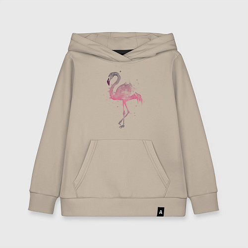 Детская толстовка-худи Flamingo / Миндальный – фото 1
