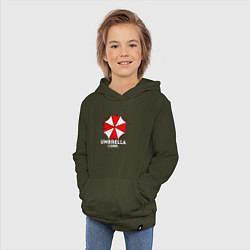 Толстовка детская хлопковая UMBRELLA CORP, цвет: хаки — фото 2