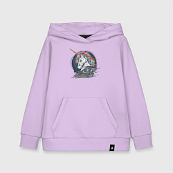 Детская толстовка-худи Единорог Rock