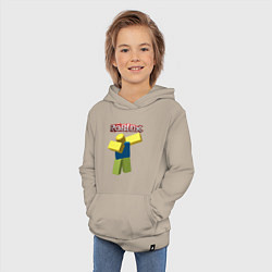 Толстовка детская хлопковая Roblox Dab, цвет: миндальный — фото 2