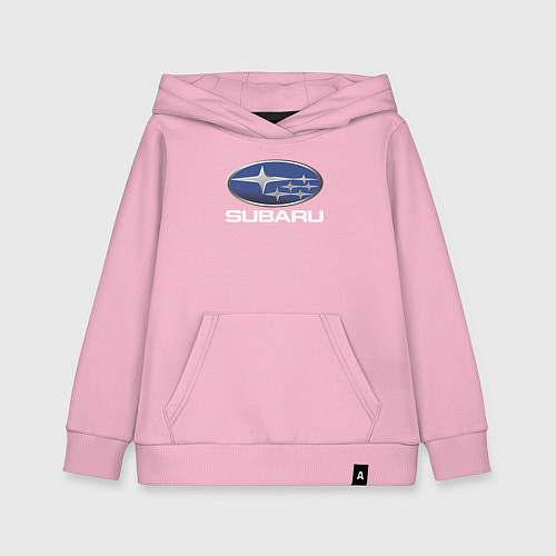 Детская толстовка-худи SUBARU / Светло-розовый – фото 1