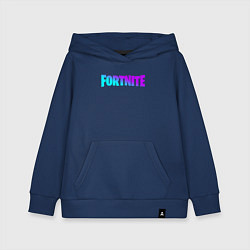 Толстовка детская хлопковая FORTNITE 2, цвет: тёмно-синий