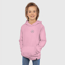Толстовка детская хлопковая MERCEDES-BENZ, цвет: светло-розовый — фото 2